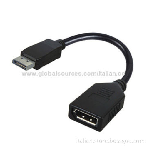 Display port to display port male to female extension cableNew